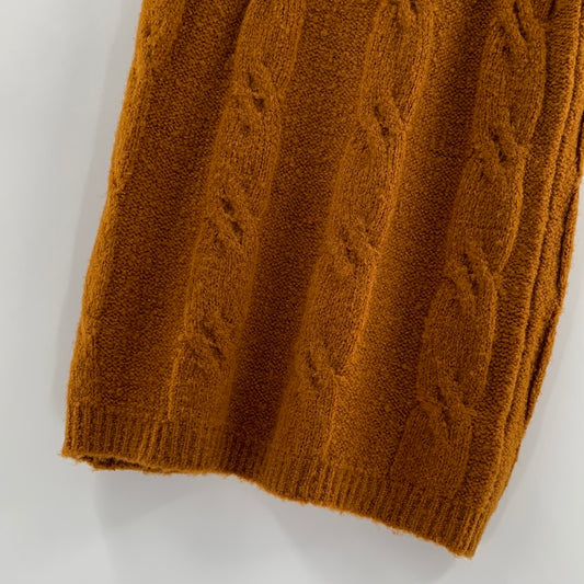 Urban Outfitters Brown Cable Knit Mini Skirt (Size XS)