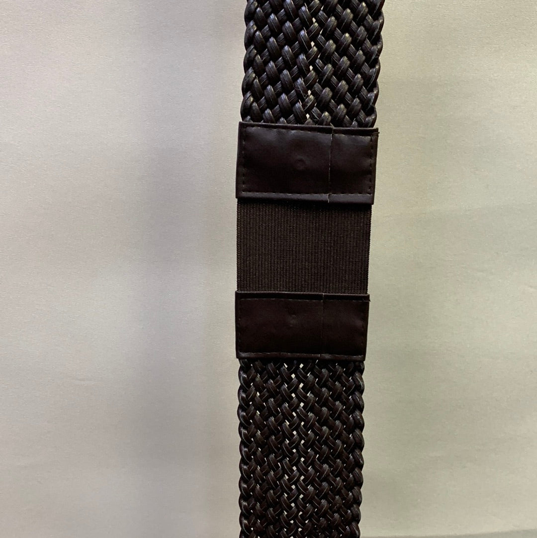 Crochet Faux Leather Belt