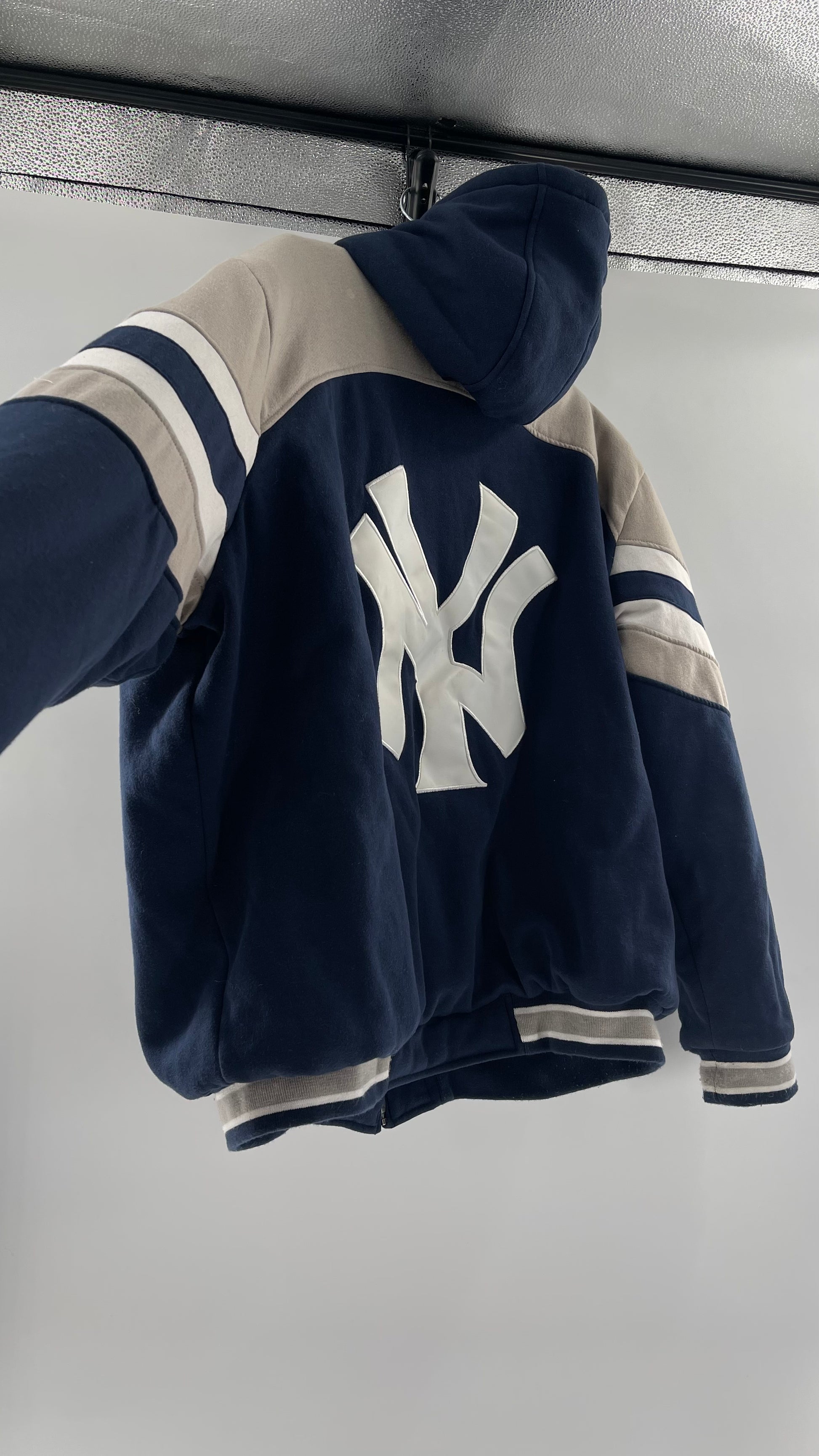 Vintage yankees best sale varsity jacket