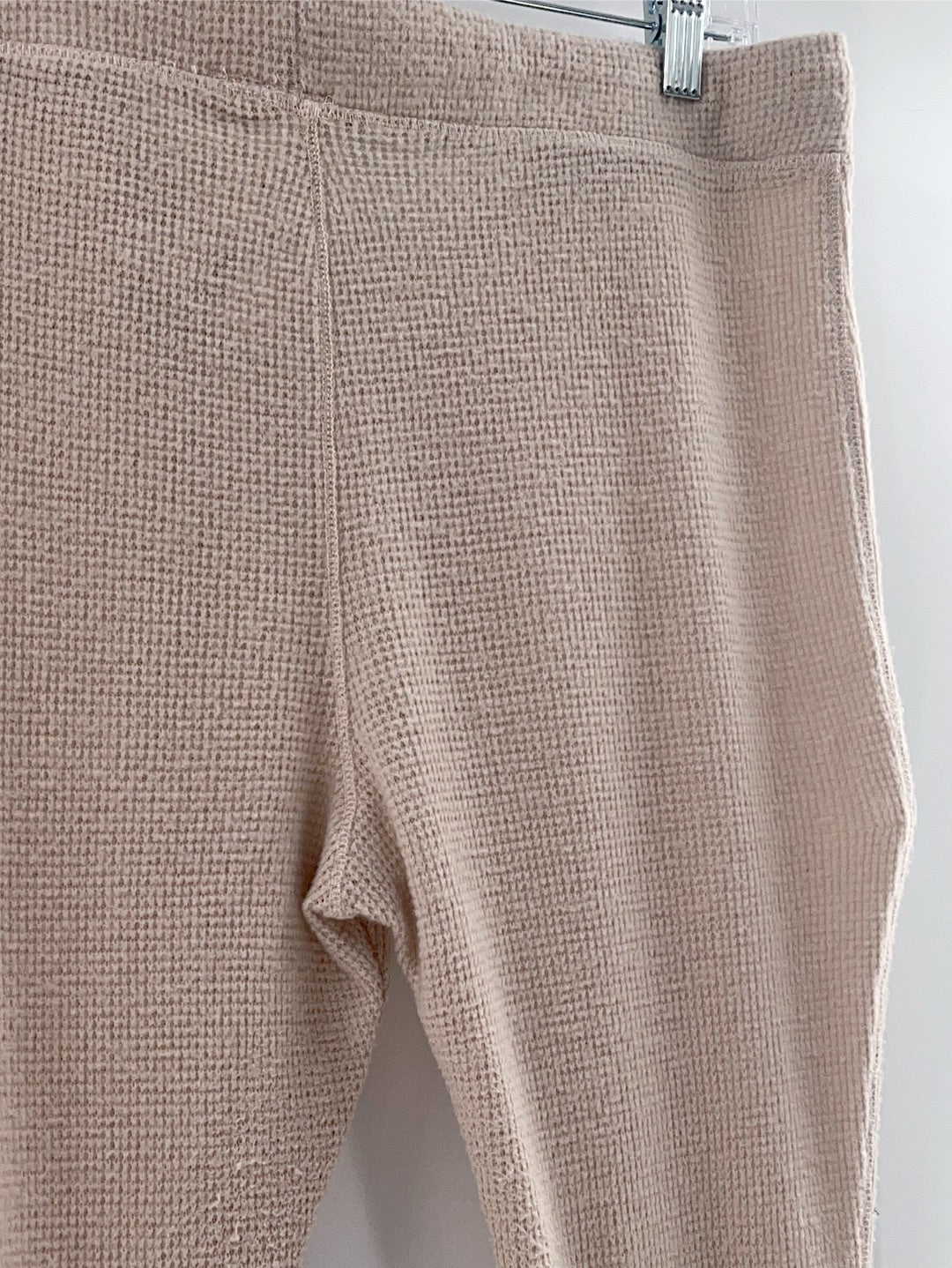 NWT: Intimately by Free People Think Thermal Waffle-Knit Leggings in Latte  XS