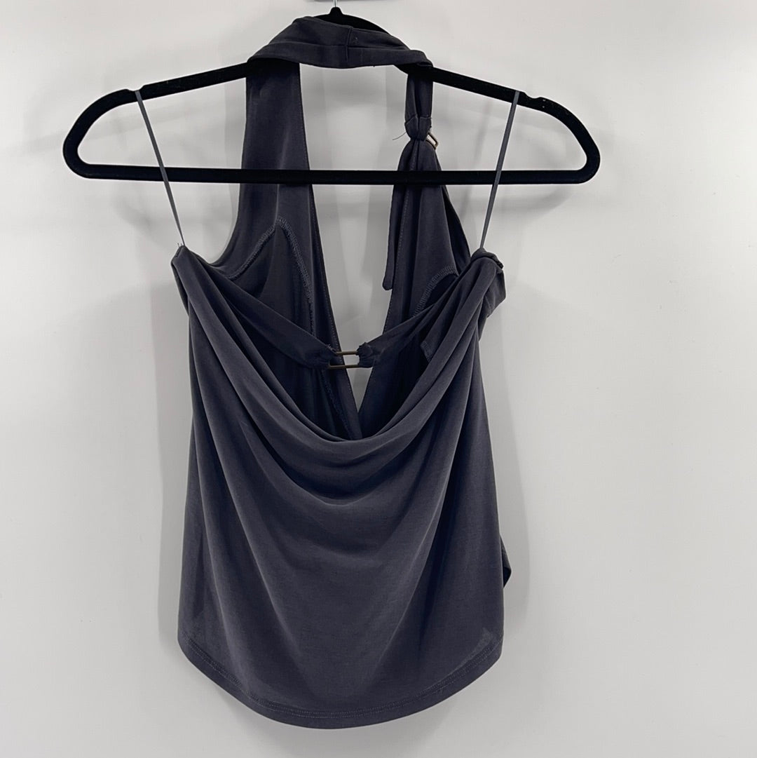 Free People Charcoal Halter (XS)