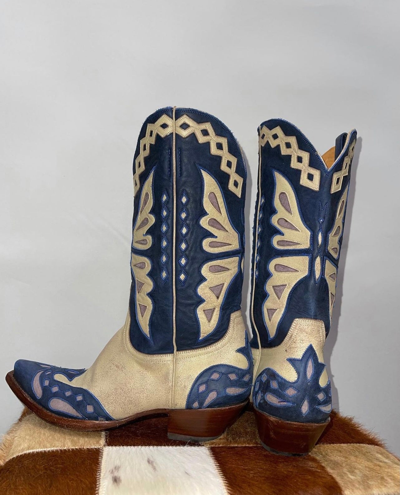 The Old Gringo Butterfly Blue boots