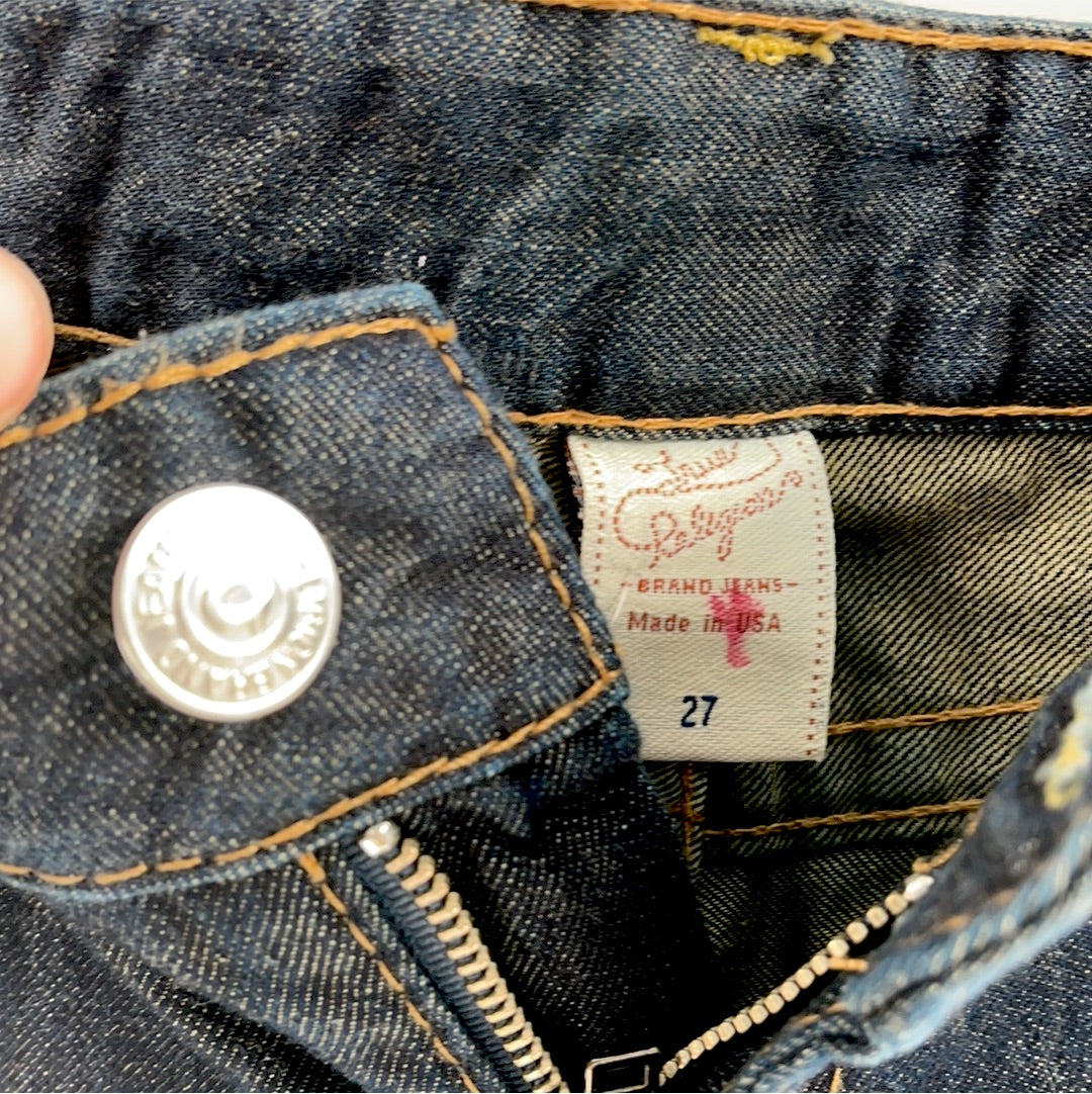 True Religion Low Rise Skinny Jeans (Size 27)