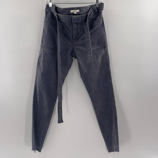 Loft Grey Ribbon Jeans (Size 4)