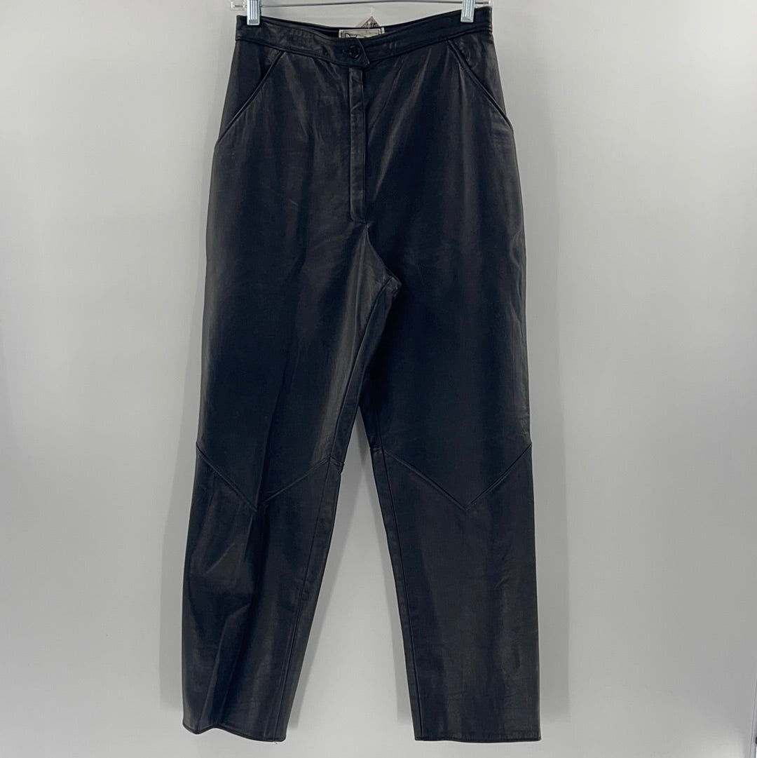 Vintage Mary Dzenutis Leather Trouser