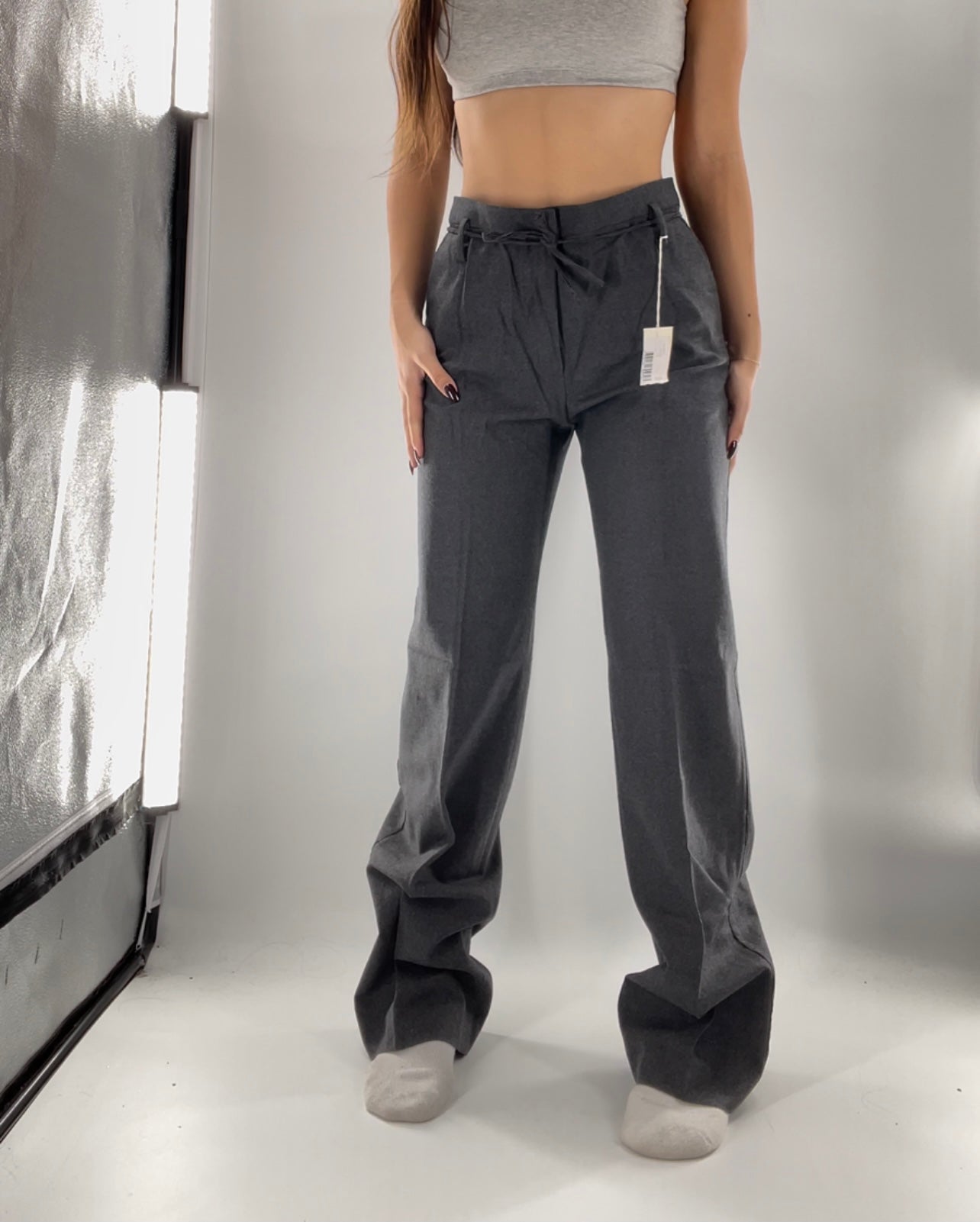 NWT Gerard Darel Grey Trousers (40)
