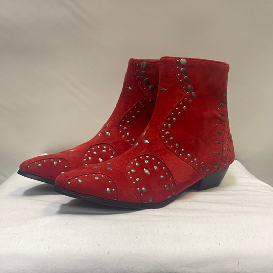 Coconuts by Matisse Red Kirin studded Boots