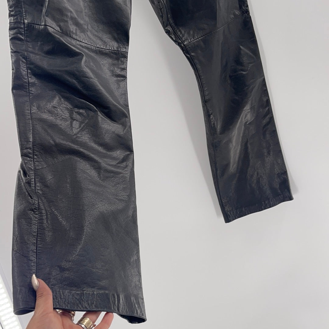 Vintage Anne Taylor Leather Pants (Sz 6)