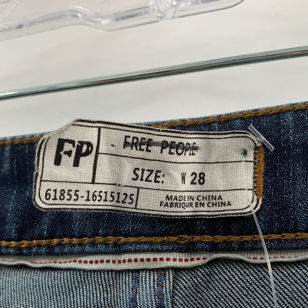 Free People Blue Jeans (size W 28)
