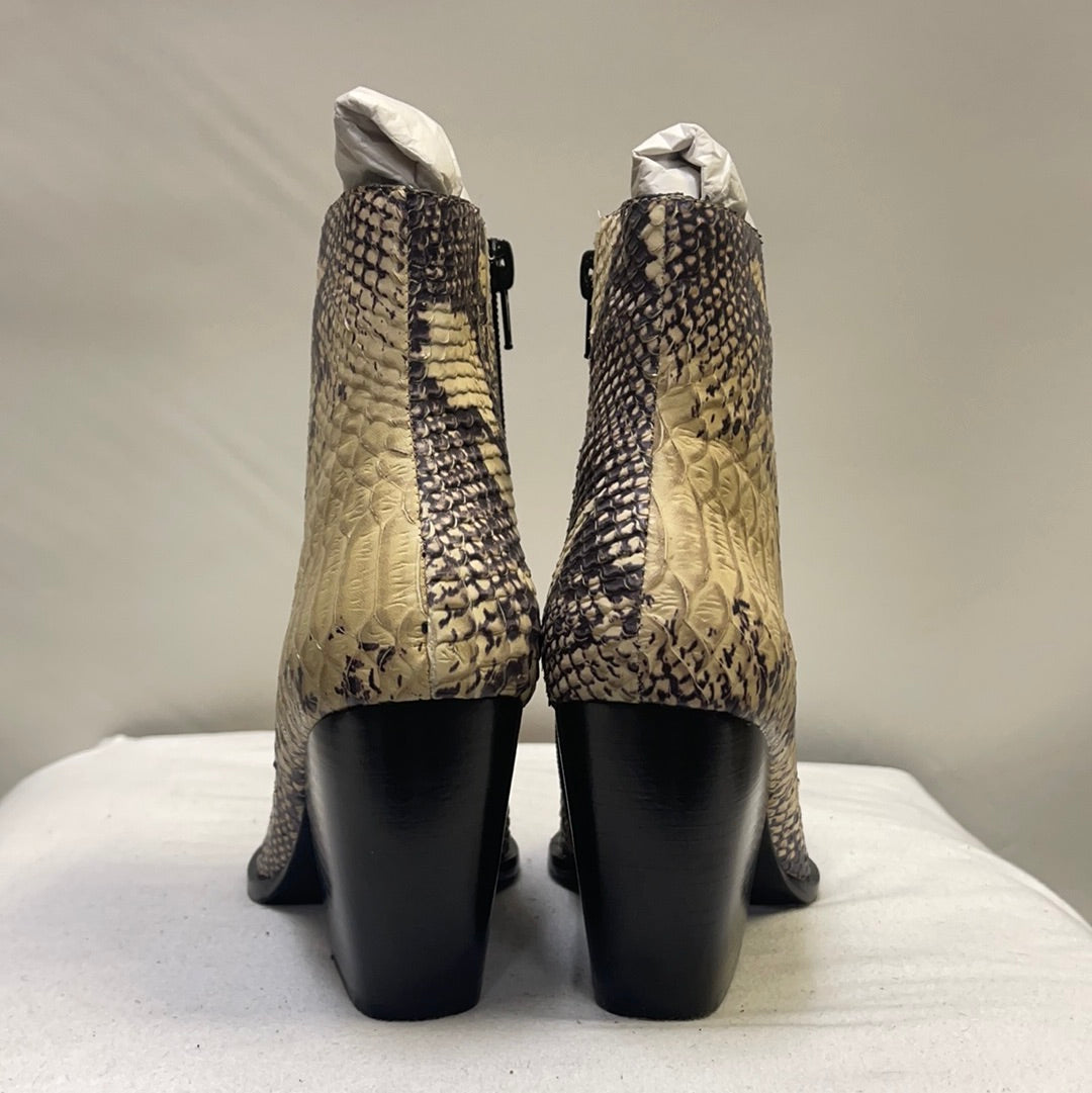 Jeffrey campbell cheap snake print booties