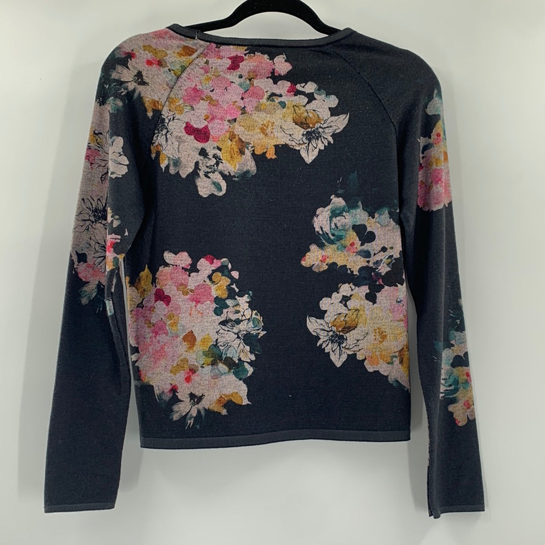 Maeve Charcoal Floral Knit (XS)