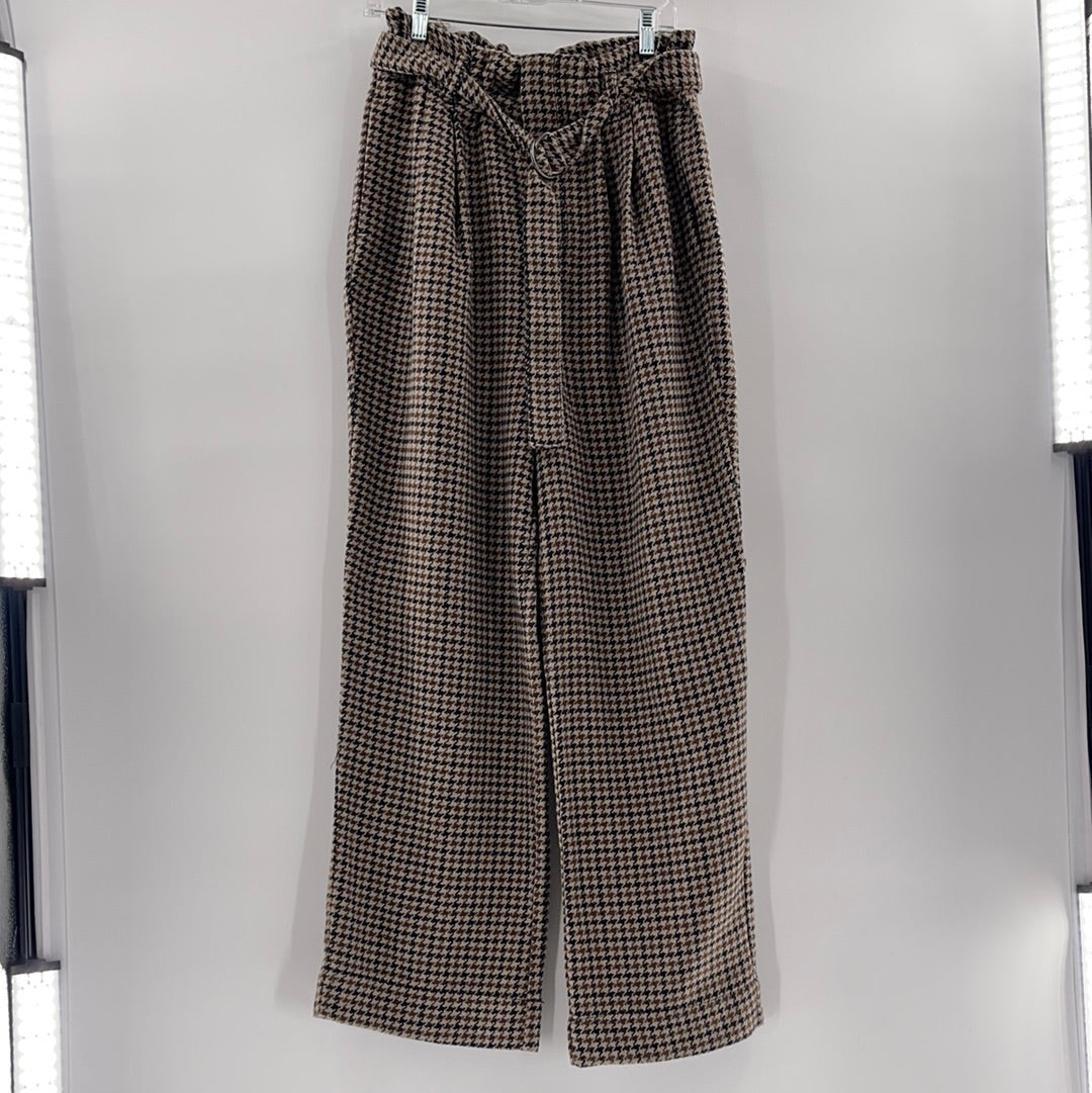 Free People Houndstooth trousers (Sz S)