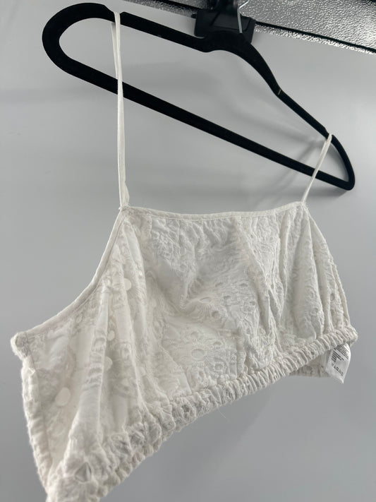 Urban Outfitters Eyelet Bandeau Tank (L)