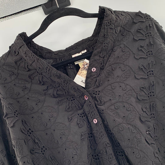 Seen Worn Kept textured lace blouse (4)