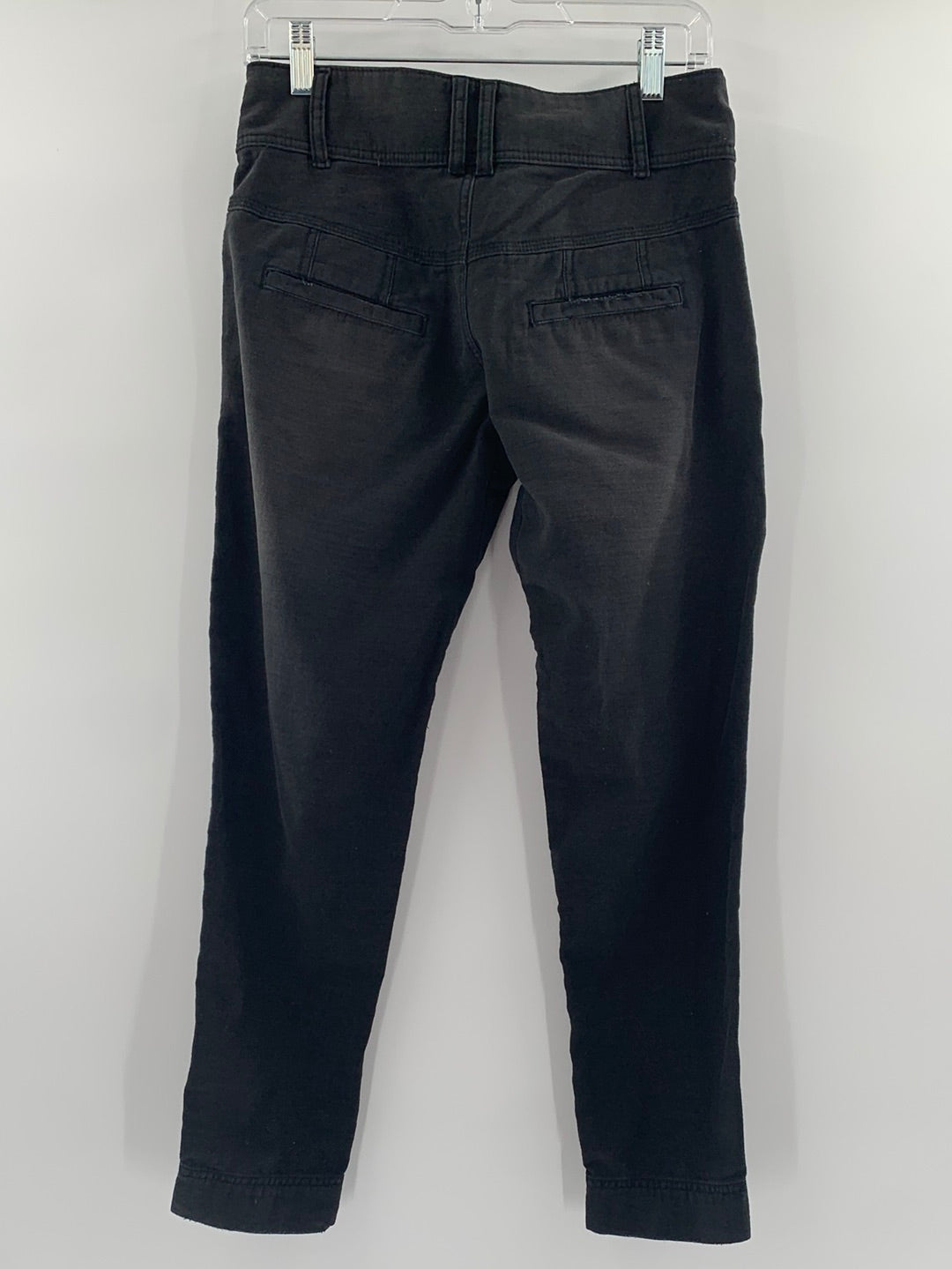 Free People Chino Black Pants (Size 0)