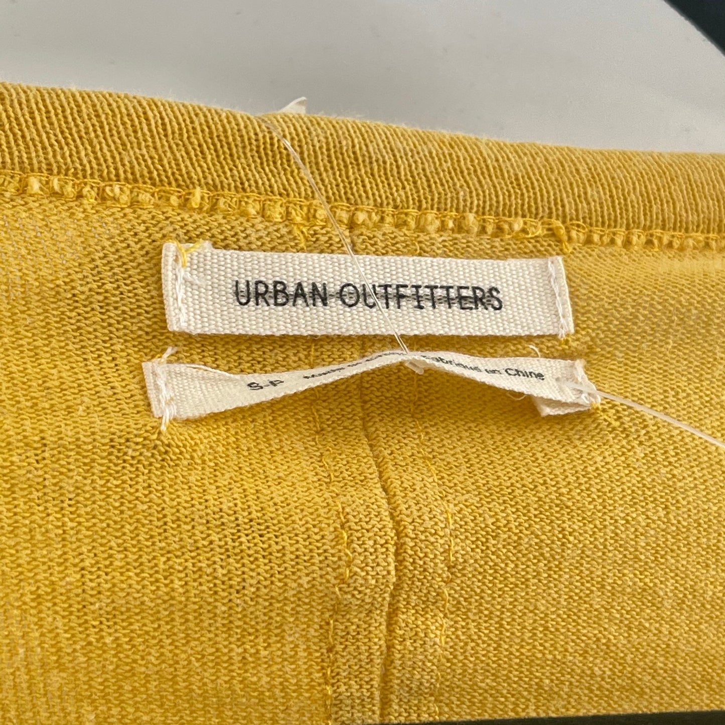 Urban Outfitters Mustard Yellow Cropped T (S)
