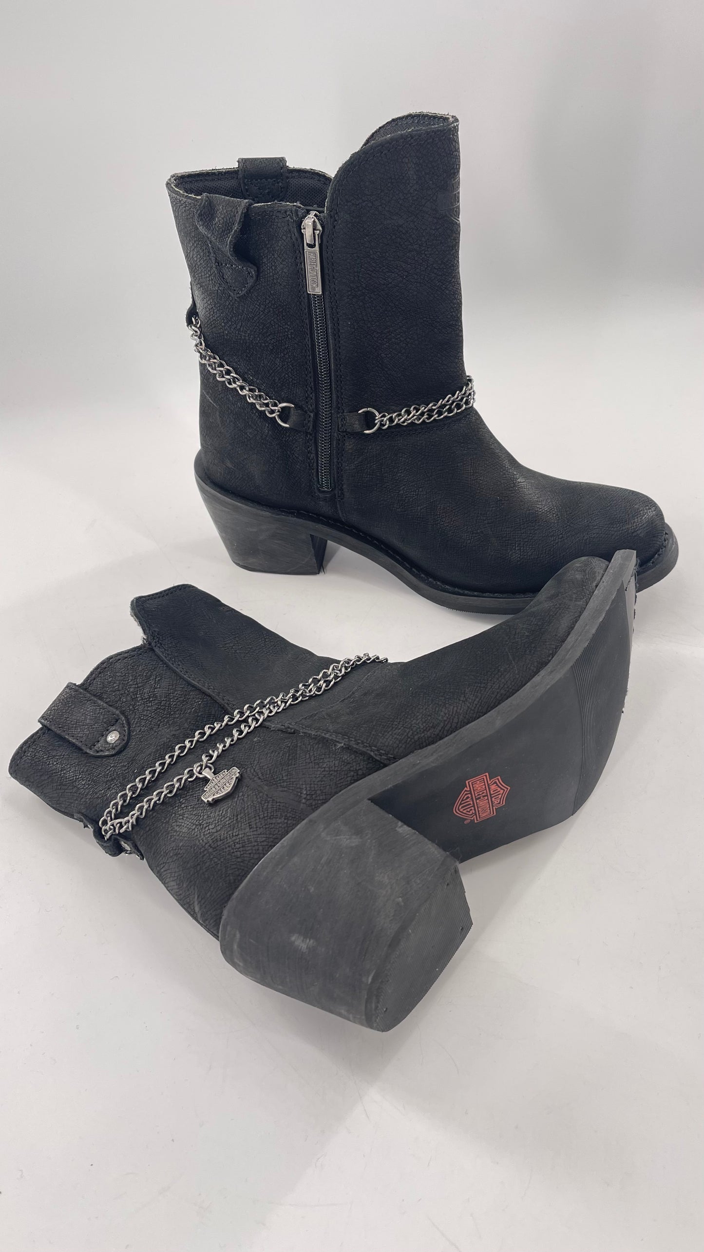 Harley Davidson Vanette Leather Boots (11M)