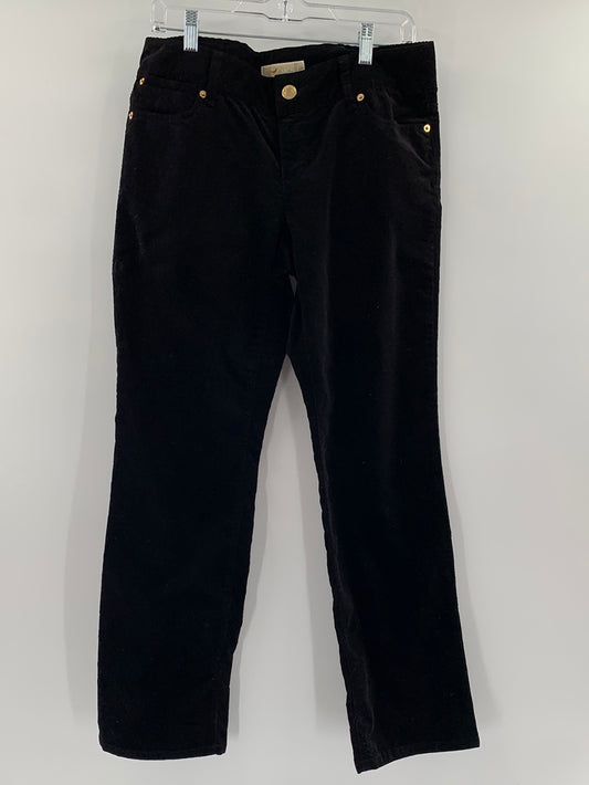 Michael Kors Black Corduroy Pants (Size 8P)
