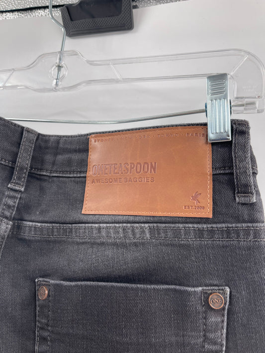 One Teaspoon Charcoal Grey “Awe Baggies Jean” (Sz 26)