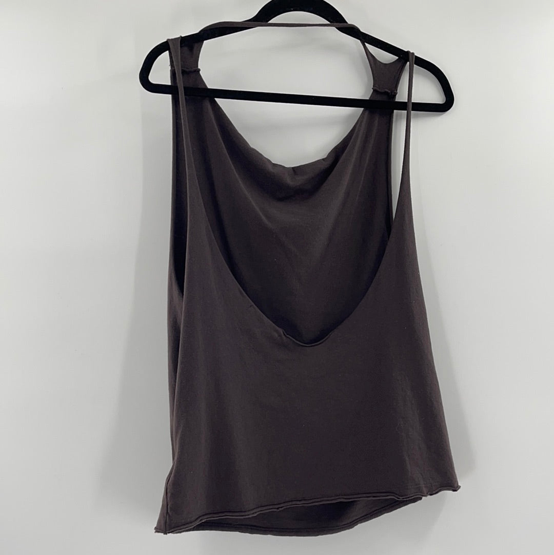 Urban Outfitters Grey Backless Jersey Tank (M)