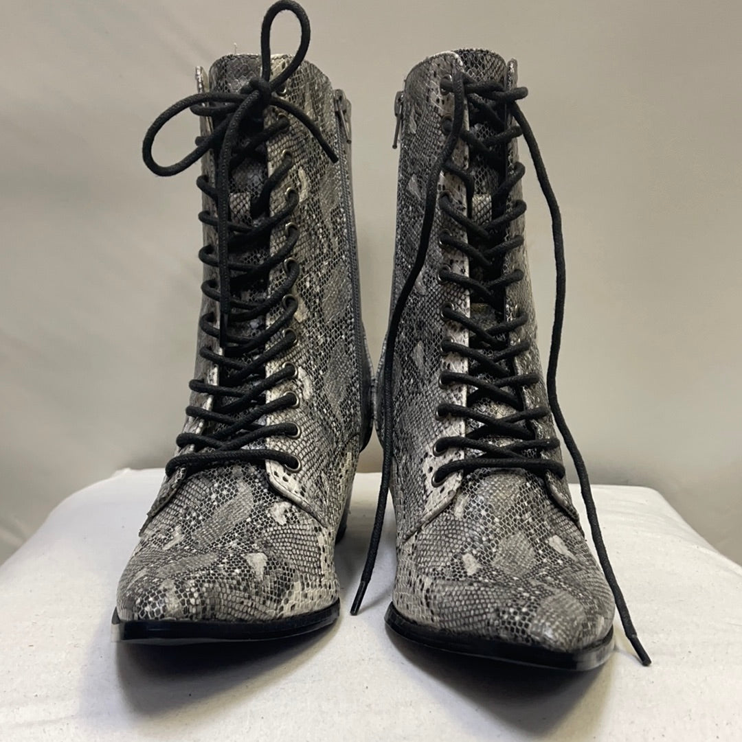 Coconuts by Matisse Snake Skin Patterned Zip Up Boots