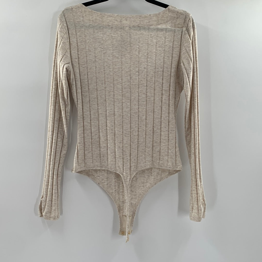 Intimately Free People Ribbed Bodysuit (L) – The Thrifty Hippy