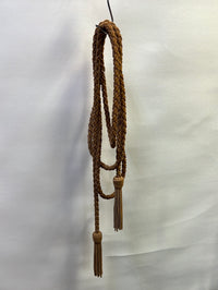 Free People Brown Braided Suede Cord Belt