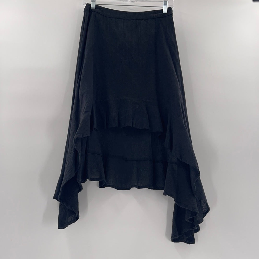 Free People 🖤 Kas NY Black Skirt (Size XS)