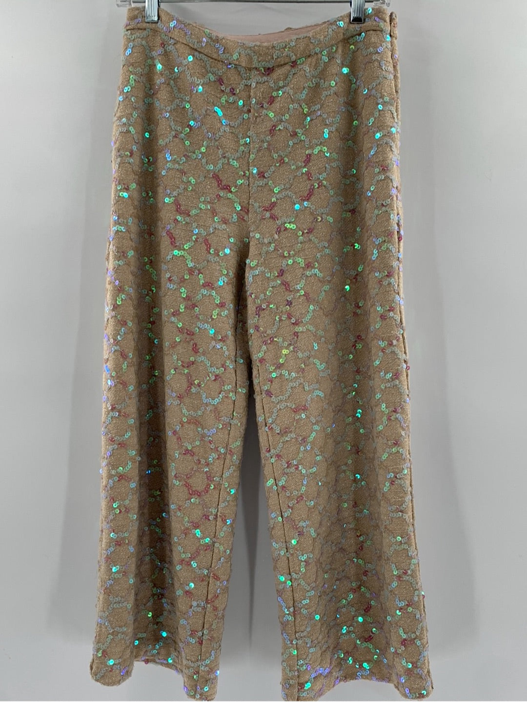 By Anthropologie Joni Sequin Flare Pants