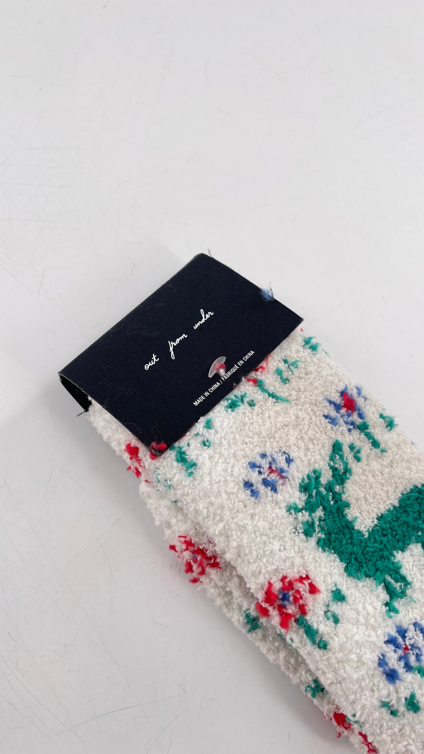 Urban Outfitters Fuzzy Holiday Socks