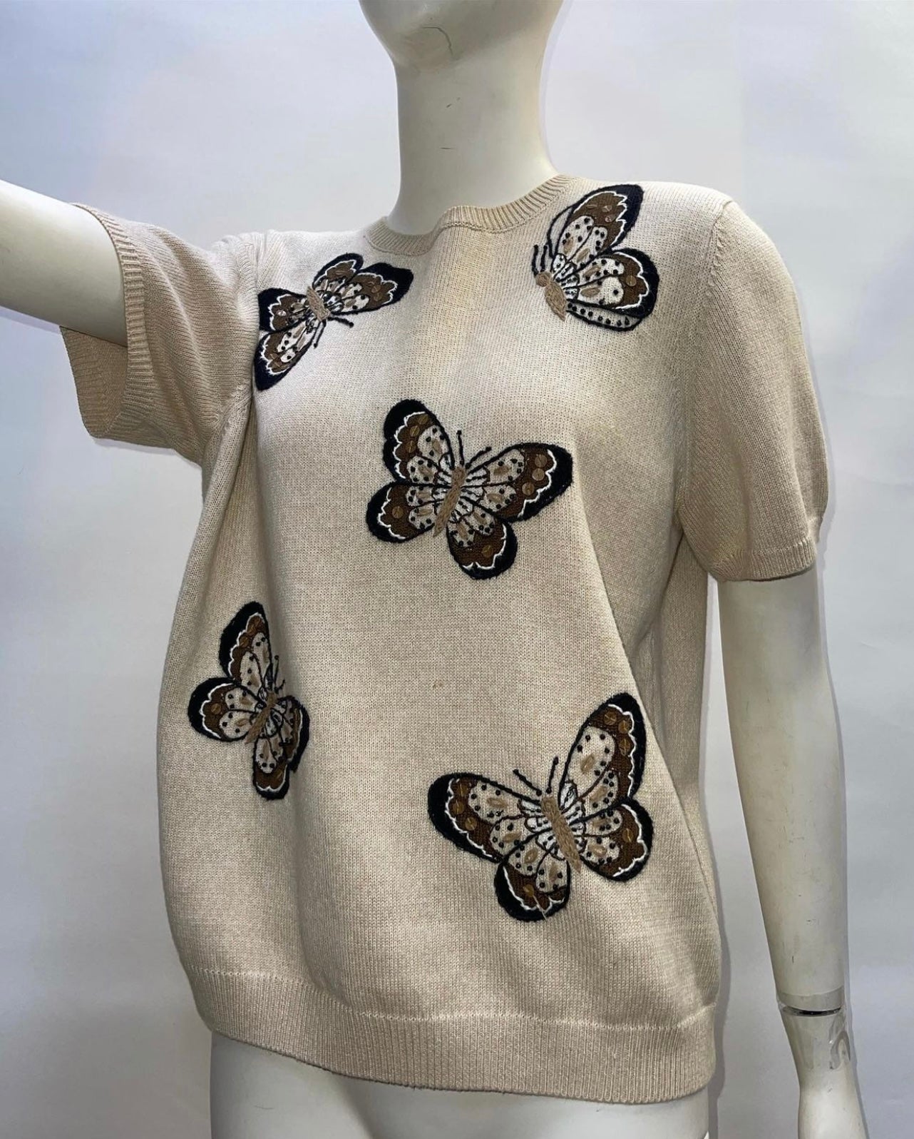 Vintage Alfred Dunner Butterfly Knit T (PM)