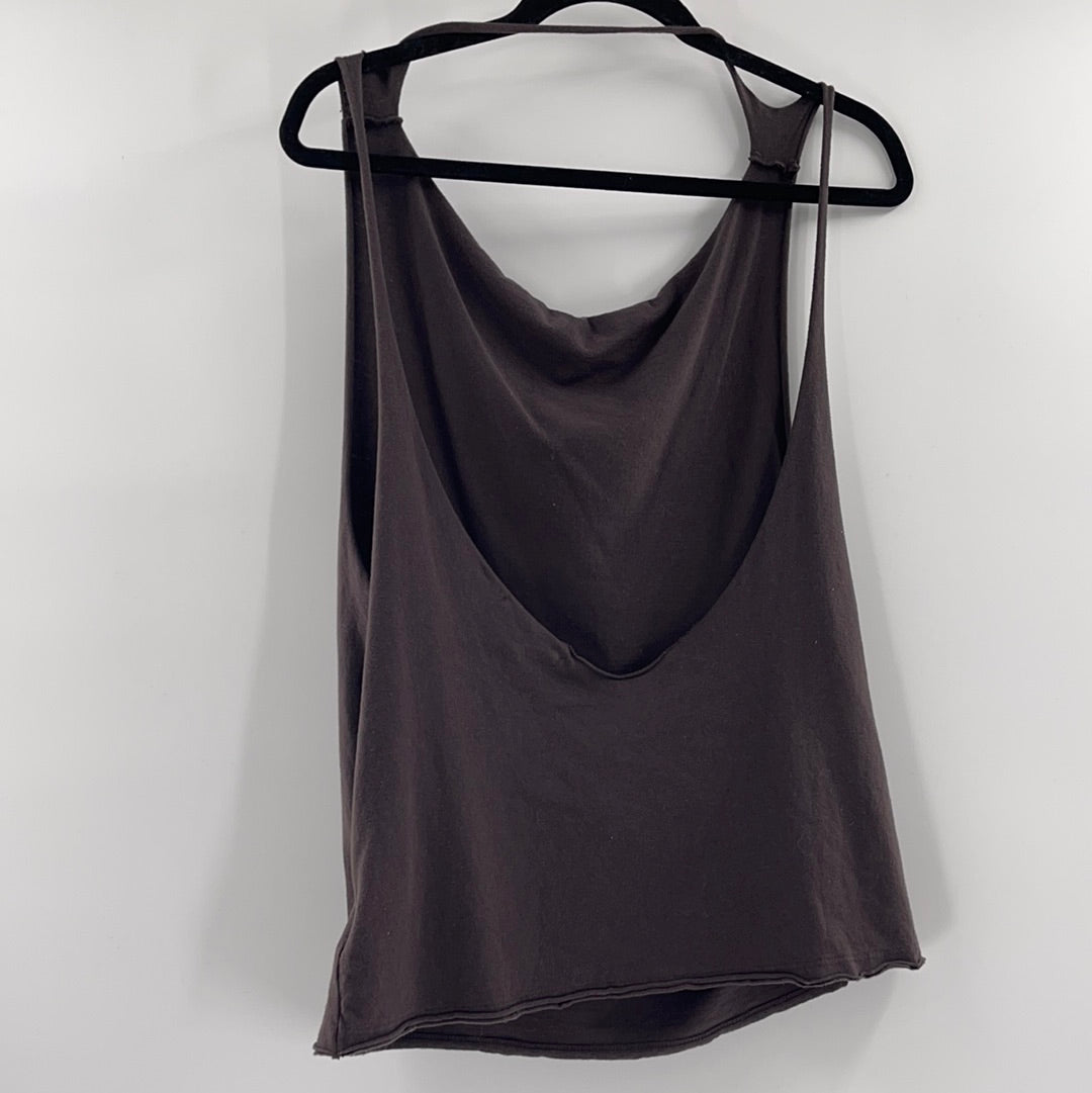 Urban Outfitters Grey Backless Jersey Tank (M)