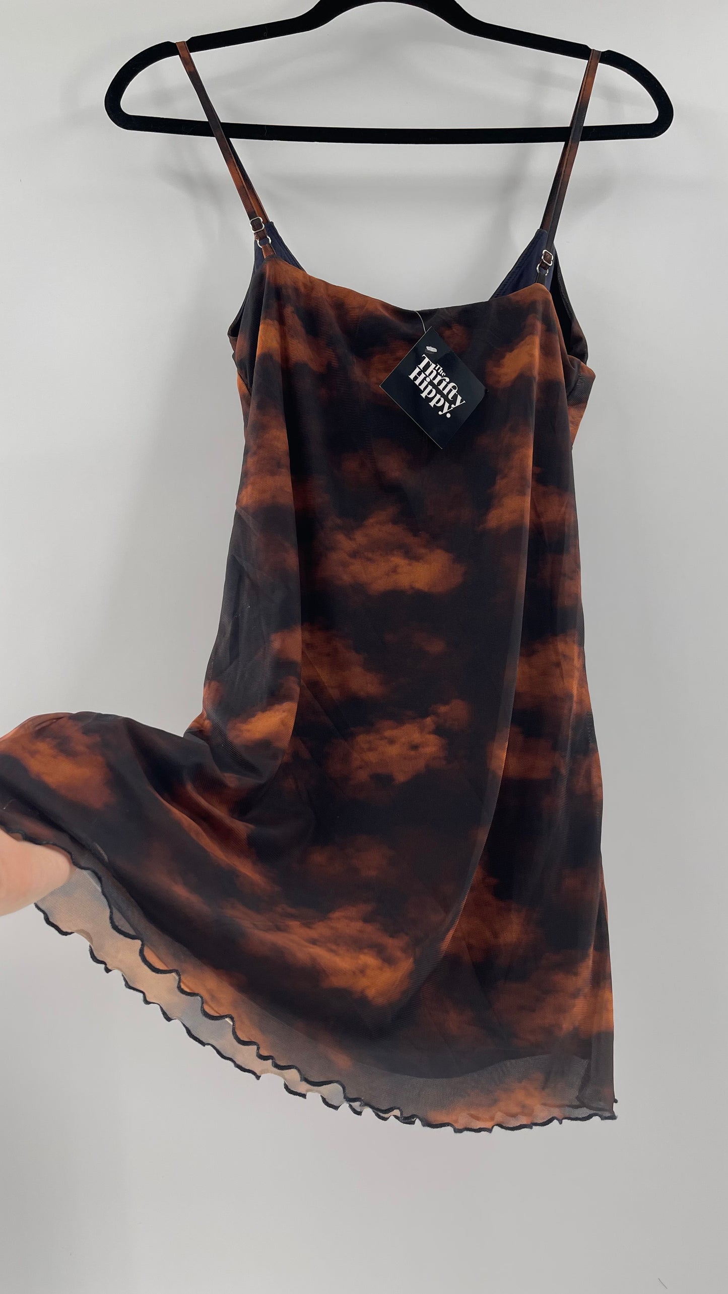 HighRack Sublime Rusted Clouds Mesh Slip Dress (Slip)