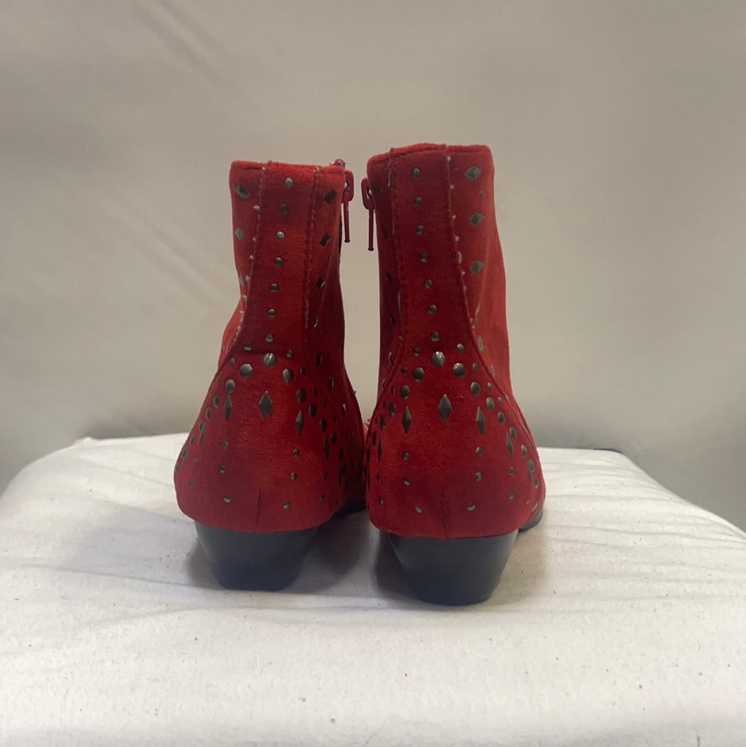 Coconuts by Matisse Red Kirin studded Boots