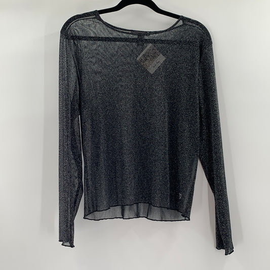 Victoria’s Secret Glitter Mesh Top (M/L(