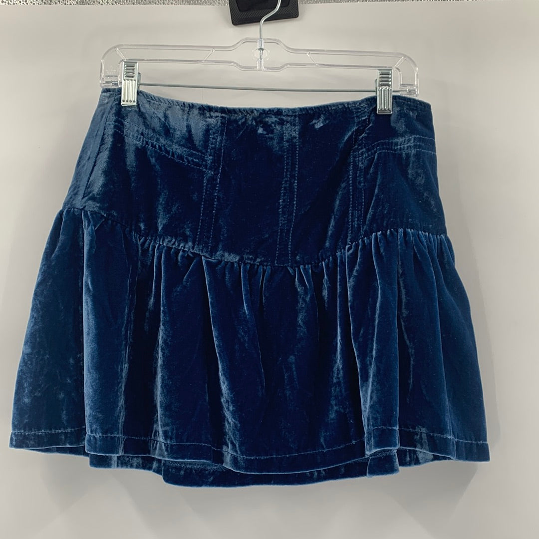 Velvet skirt shop size 8