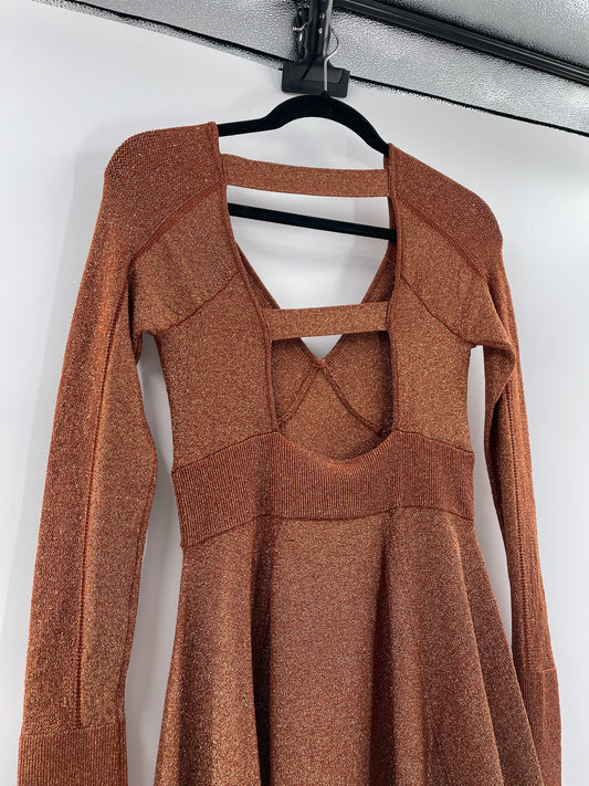 Free People Copper Dress (L)