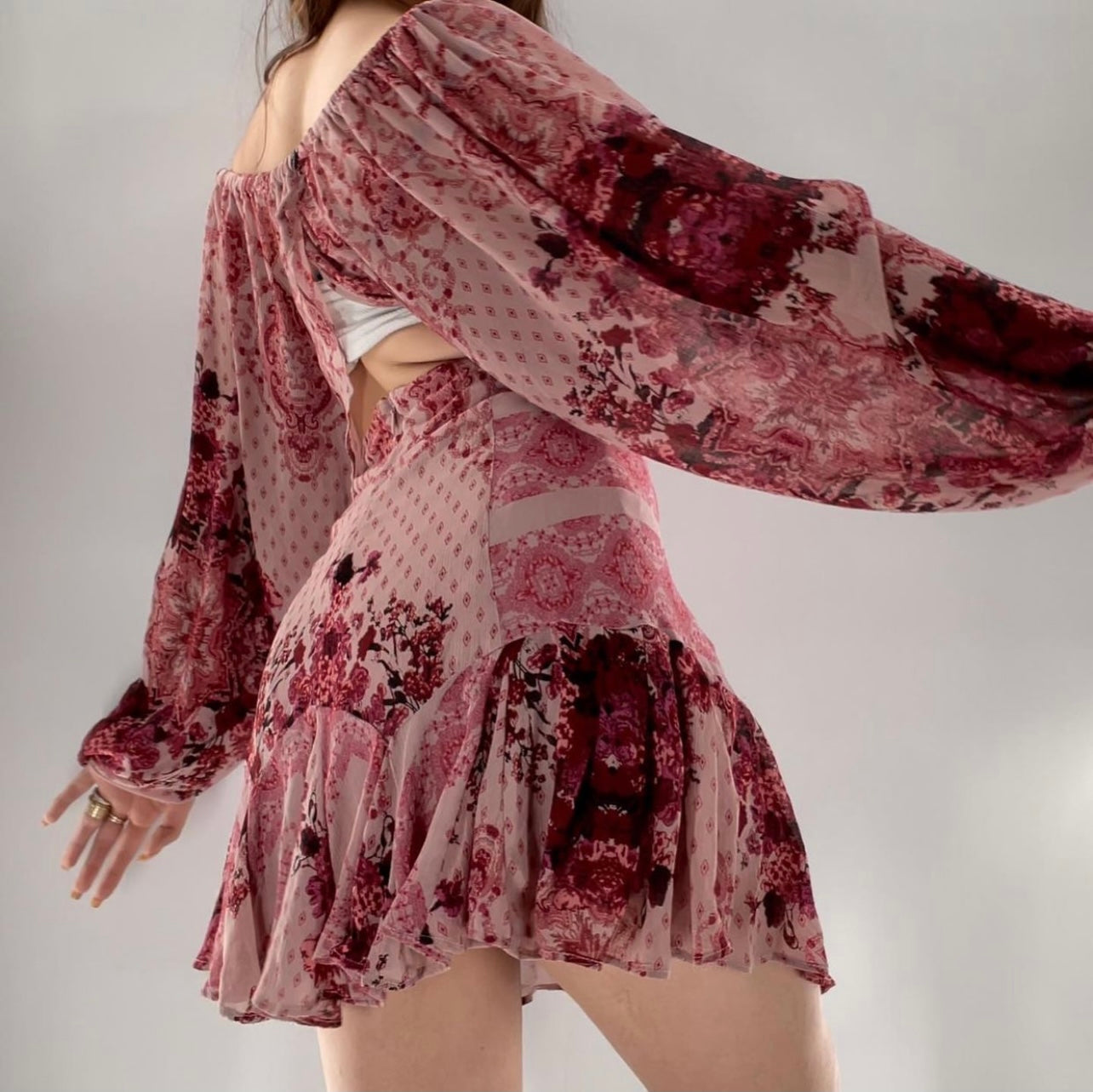 Free People Tapestry Patterned Dress (S)