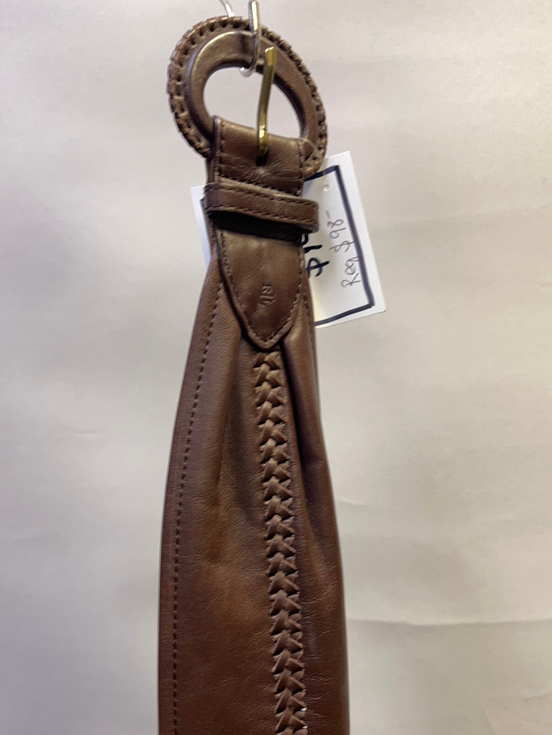 Ralph Lauren 100% Leather Hoop Waist Belt