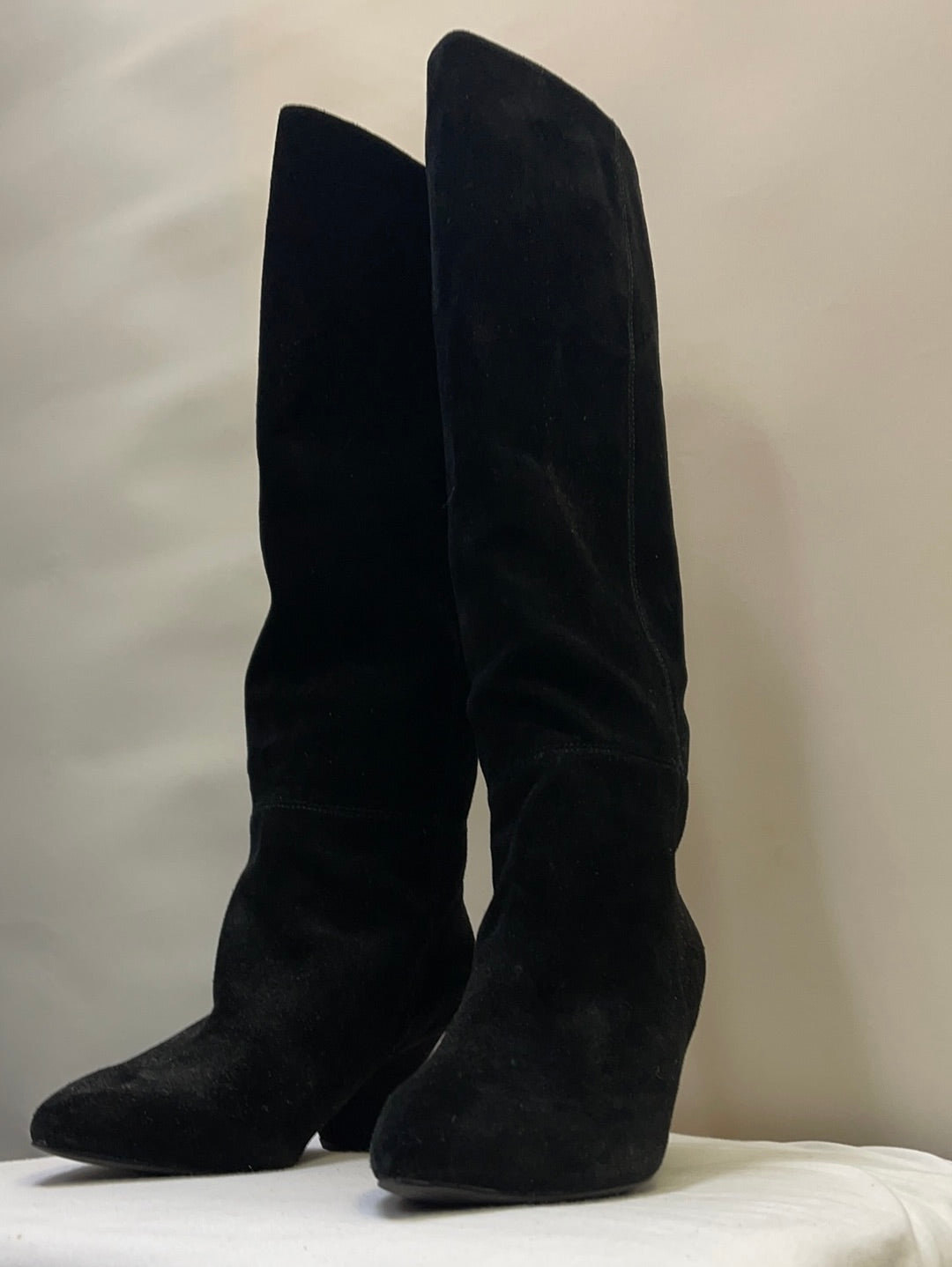 Jeffrey Campbell Black Suede Boots