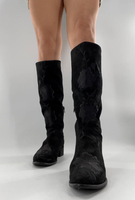 Seychelles Black Suede Boots