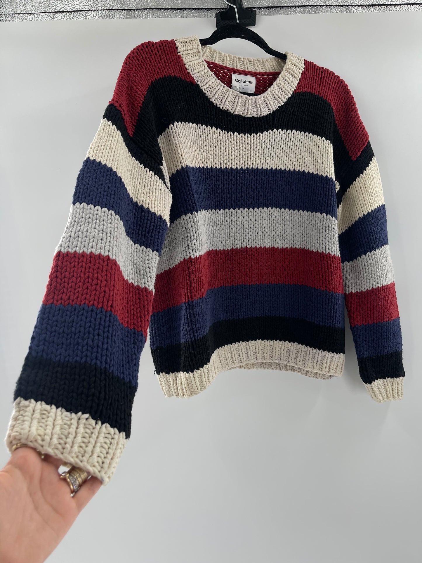 CALLAHAN knitwear Striped Sweater (S)