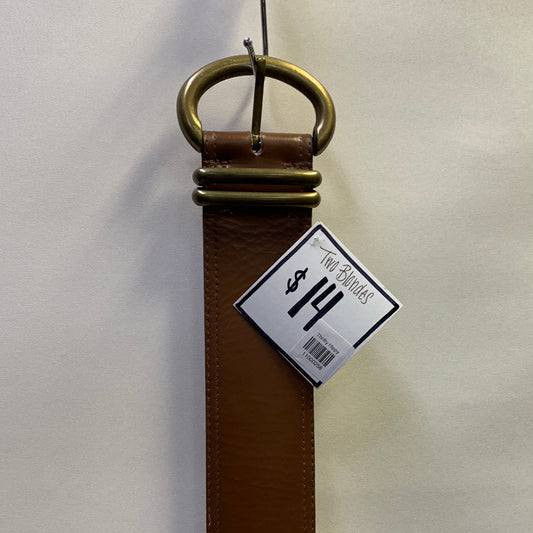 Two Blondes Brown Gold Hoop Belt