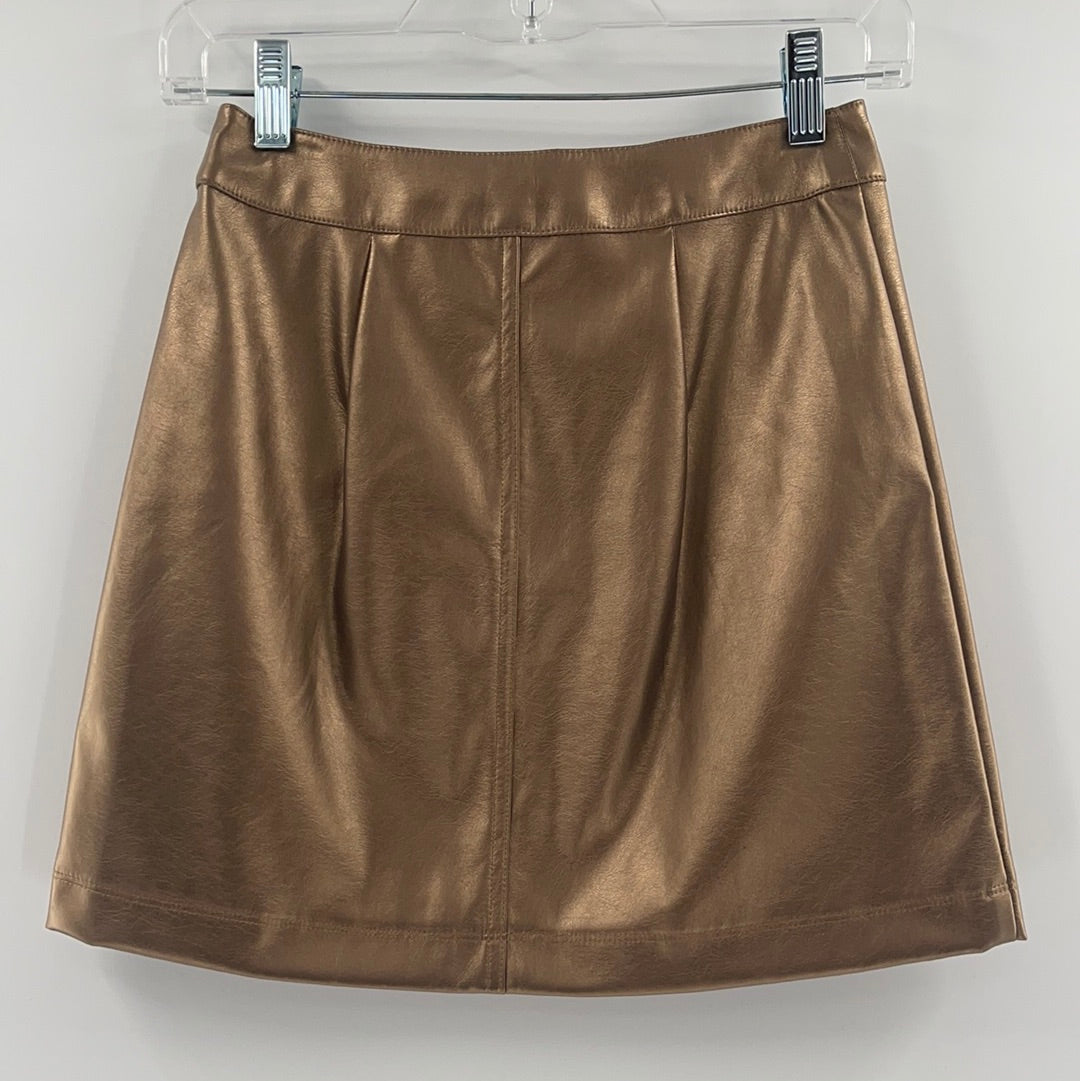 Urban Outfitters Bronze Mini Skirt (SzXS)