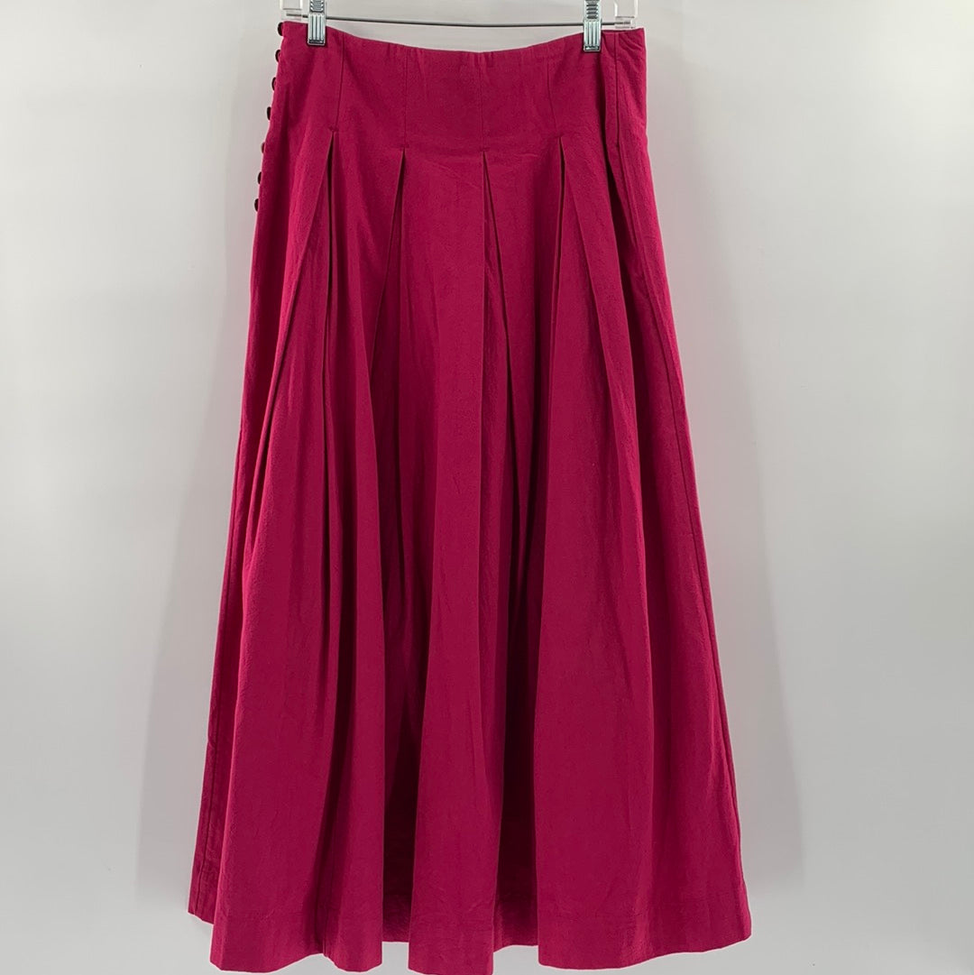 Free People - Dark Pink Skirt (Size Medium)
