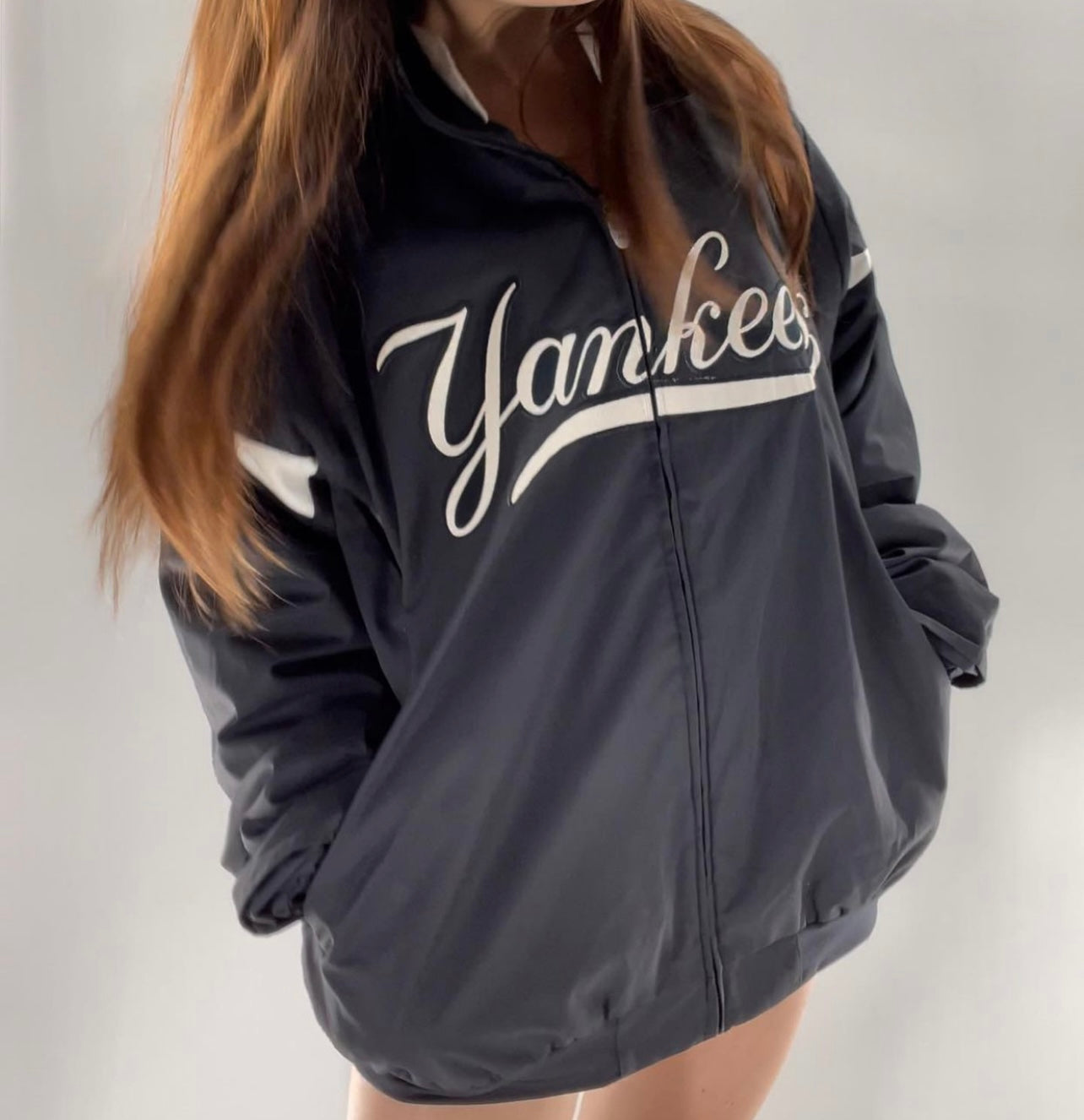 Vintage Yankees Windbreaker (XL)