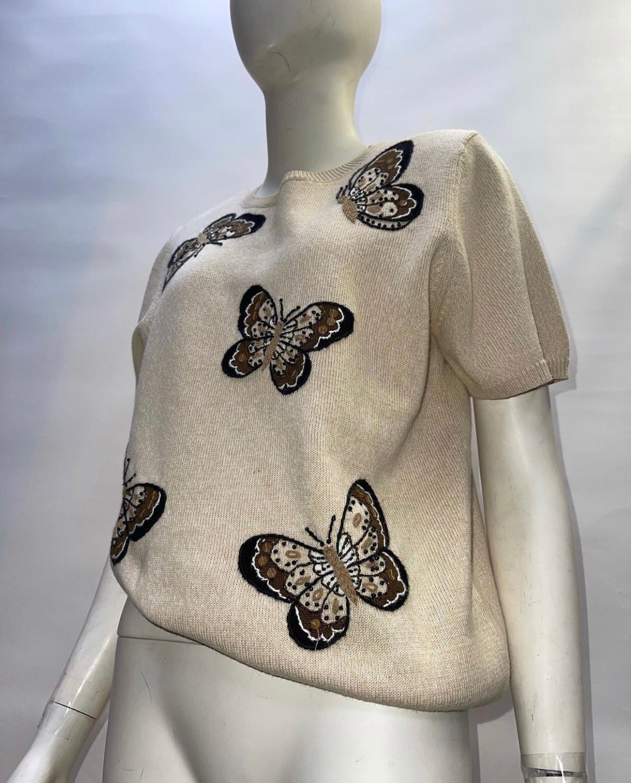 Vintage Alfred Dunner Butterfly Knit T (PM)