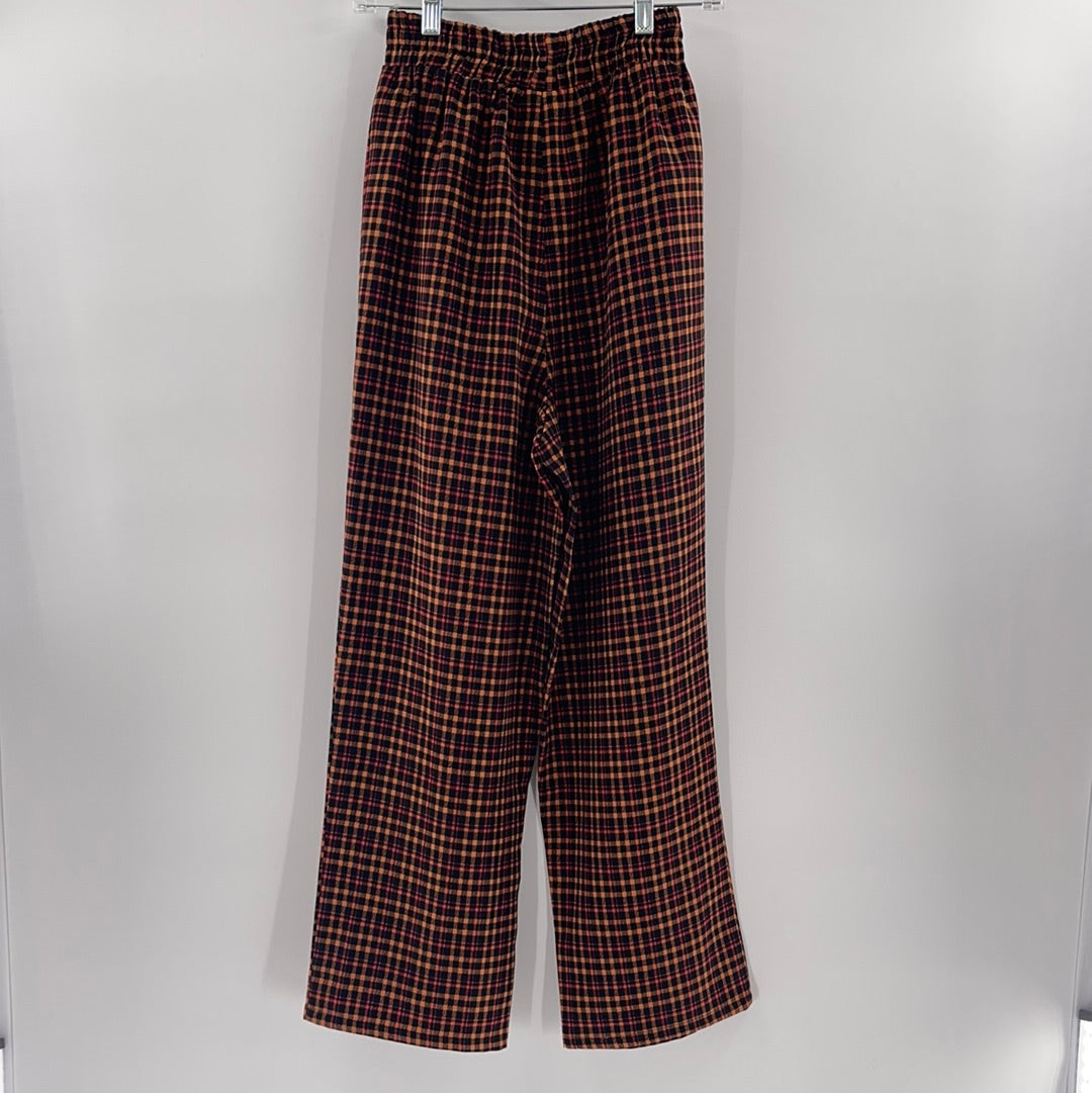 The Fifth Label Plaid Straight Legs (Sz 0-2)