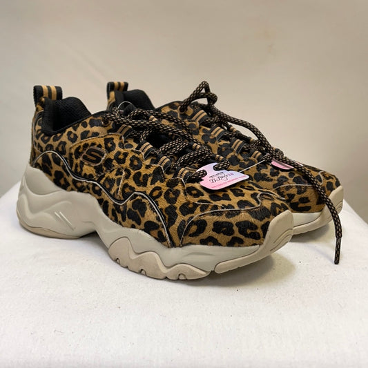 Sketchers X Urban Outfitters Leopard Print Collab Sneakers