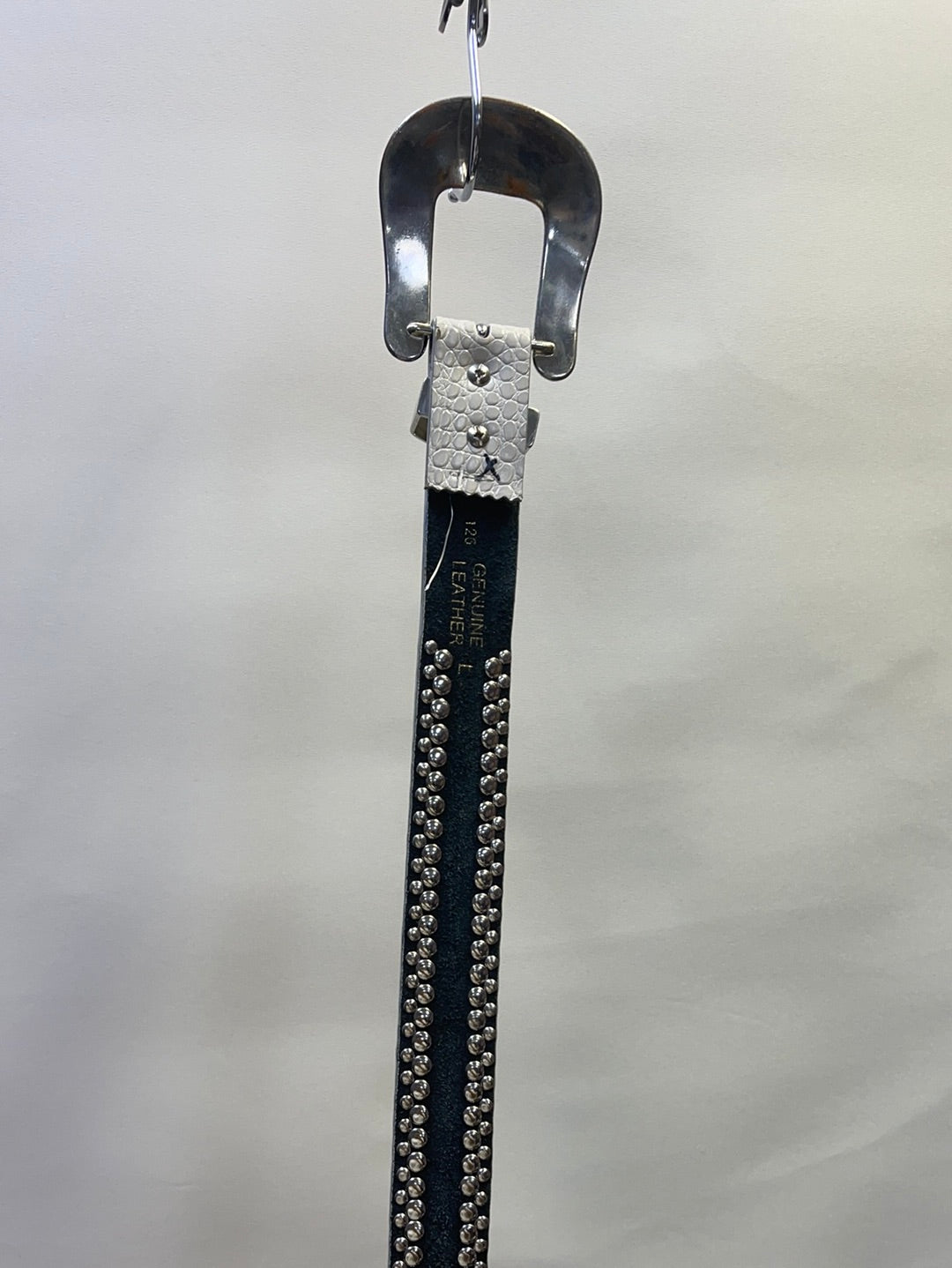 Free People Genuine Leather Studded Gem Belt AS IS